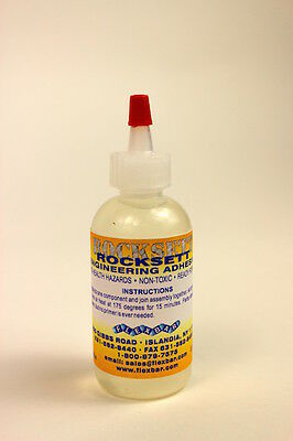 High-temperature Rocksett, Adhesive Ceramic Cement - 2 Oz. - #15014