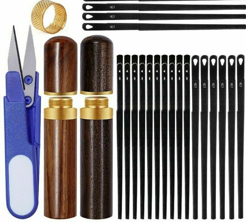 Hand Sewing Leather Needles Crafting Tool Set Kits Suitable For Stitching Design